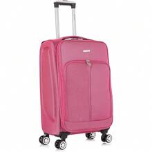 Deluxe Edition 29" Large Suitcase Super Lightweight Luggage 20% Expandable 4 Wheel Spinner Soft Shell Check In Luggage For 23kg - Pink - View 1