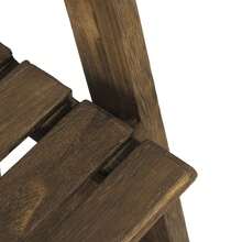 4 Tier Ladder Shelf Display Unit Home Bookcase Stand Plant Flower Storage Rack (Brown) - Brown - View 5