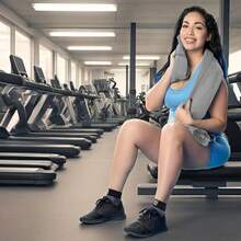 1-Piece Set Of Quick Drying Towels, Super Soft, Good Water Absorption, Can Be Used For Yoga, Fitness, Camping, Swimming - Multicolor - View 4