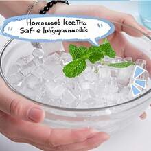 一体式，9.45 英寸黑色 160 格硅胶冰格。单格冷冻，快速制冰。柔软且易于释放，耐高温。非常适合家庭和派对制冰。 - 黑色 - 查看 6