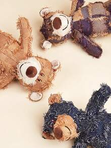 猫/狗爱好者的礼物和狗/猫妈妈爱宠物声音玩具，狗爱好者和狗妈妈爱咀嚼玩具 - 适合中小型幼犬的吱吱作响的压力缓解玩具，缓解分离焦虑的互动拼图玩具，推荐猫/狗爱好者的礼物和狗/猫妈妈爱宠物玩具 - 彩色 - 查看 6