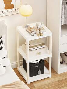 1pc 3-7 Tier Free Installation Storage Rack, Floor Standing Shelf For Kitchen, Living Room, Bedroom, High Capacity Home Decor - Multicolor - View 12