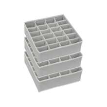 2 件抽屉式收纳架，婴儿衣服收纳袋，24 格衣柜收纳架和收纳袋，用于袜子、手帕、领带、皮带、婴儿衣服、内衣收纳