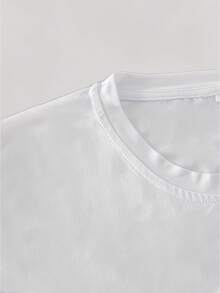 Camiseta estampada de moda para hombres 3JG6 - Blanco - Ver 3