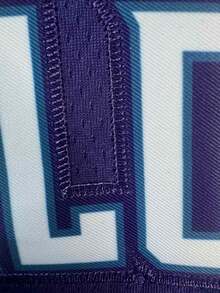 Atonmore 男士篮球背心，紫色，刺绣缝制，无袖运动衫，春季款 - 紫色 - 查看 5