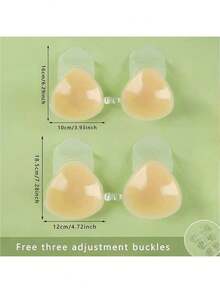 硅胶露背聚拢文胸隐形粘合式乳房提升乳沟增强文胸适用于婚礼、泳装 - 彩色 - 查看 10