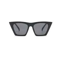 1pc Retro Square Frame Outdoor Travel Beach Glasses - Black - View 2