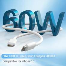 30W快速充電套組 [USB C牆充 + 3.3英呎/100公分 Type-C轉Type-C長數據線] 相容於 16 Pro Max/15 Pro Max、16 Pro/15 Pro、16 Plus/15 Plus、16/15適配器套組 - 美規A型插(110-127V) - 查看 6