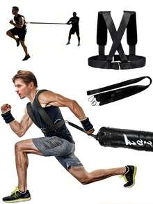 1 Set de Equipo de Fitness Arnés de Hombro Arrastre Trineo de Gimnasio Entrenamiento de Velocidad y Fuerza, Accesorios Deportivos de Peso y Músculo para Mejorar la Velocidad y la Fuerza, Accesorios de Gimnasio, Deporte, Ejercicio en Casa, Accesorios Deportivos, Accesorios de Gimnasio, Accesorios de CrossFit - Multicolor - Ver 6