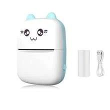 Sticker Printer, Mini Printer Compatible With Iphone, 57mm Print Blue-Tooth Thermal Sticker Maker Machine, Pocket Inkless Phone Printer For Gift, Study Notes, Learning Assistance, Journal