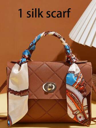 真丝围巾百搭领带礼物熏衣礼丝巾细细飘逸油菜花围巾发带斜跨围巾适合做包包装饰