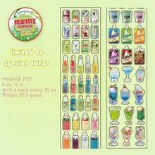 1 Gói Nhãn Dán Chống Thấm Nước Phong Cách Snack Retro, Làm Bằng Chất Liệu PET Dùng Cho Sổ Lưu Niệm, Trang Trí Điện Thoại, Viết Nhật Ký, Đồ Dùng Học Tập, Trở Lại Trường Học - Nhiều màu - Xem 11