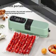 RAF New Vacuum Sealing Machine, Vacuum Bag Sealing Food Preservation, Suitable For Dry And Wet Food Preservation And Snack Bag Sealing, Vacuum Sealing/Single Sealing/External Air Pump, To Meet The Family Food Preservation Vacuum Sealing Machine - Multicolor - View 3