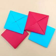 2/4pcs Korean Traditional Game Paper Pulp, Paper Material, Red And Blue Colors, For Family Parties, Team Building, Outdoor Activities