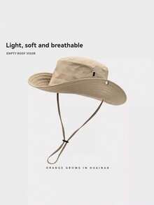 1 Pc Multi-Wear Classic Design Wide Brim Hat, Makes The Face Look Smaller, Simple & Fashionable, Protects Against Sun, Wind & UV, Foldable For Easy Storage, Suitable For Hiking, Outdoor Travel, Parties, Camping And Various Occasions - Multicolor - View 17