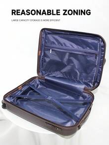 2025 New 24-Inch Hardside Suitcase, 20-Inch Carry-On Rolling Luggage, 14-Inch Vanity Case Cosmetic Box Graduation - Khaki - View 5