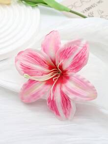 1pc 13cm Large Fabric Artificial Flower Hair Clip, Bohemian Style Side Bangs Hairpin, Beach Vacation & Daily Wear Accessory - Multicolor - View 15