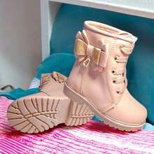 Kids Boots - 藕粉色 - 查看 4