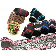 2451 "Lace In 7 Colors: Diversity And Quality For All Your Projects" - Turquoise - View 4
