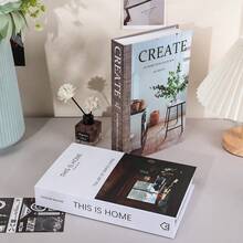 Bộ 3/2/1 cuốn sách giả gấp gọn trang trí bàn cà phê, bộ 4 cuốn sách trang trí bàn cà phê Outgeek, đồ trang trí sách thời trang phù hợp cho văn phòng, nhà cửa, giá sách, nhà nông thôn, phòng khách, phòng ngủ, phòng tắm, mặt bàn, tủ TV, sảnh, quà tặng các dịp lễ khác nhau - Nhiều màu - Xem 7