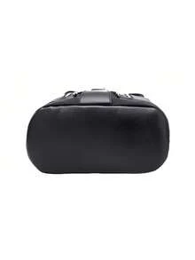 Women Fashion Nylon+PU Waterproof Laptop Backpack Bag - Black - View 8