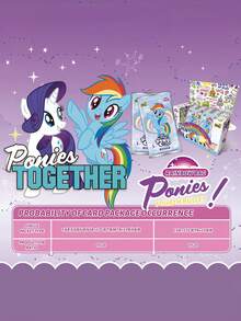 Hasbro 我的小马驹暮光闪闪和朋友们卡片 - 收藏品交易套装，包含稀有全息影像，儿童礼物之选