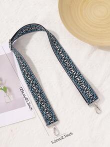 Retro Embroidery Jacquard Wide Strap Shoulder Crossbody Bag Accessory Long Strap Replacement Bag Strap Boho Western
