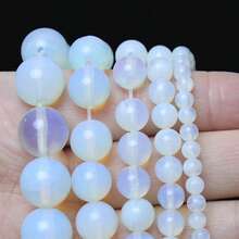 Natural Stone Beads Pink Crystal Agate Citrine Quartz Loose Beads For Jewelry Making Bracelet Stone Beads DIY Accessorie 4 6 8 10mm - Opal - View 7
