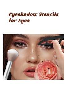 5/3/2/1pc Eye Makeup Accessories, Eye Shadow Sealing Template, Eye Shadow Brush, Makeup Brush, Eye Makeup Tools, Beauty Tools, Eye Makeup Beauty Tools, Suitable For Beginners,Makeup,Cheap,Room Decor,Vanity,Travel,Bedroom,Makeup Accessories,Cheap,Stocking Stuffers,Makeup,Makeup Tools,Cheap Stuff,Gifts,Gifts For Women,Christmas Gifts - Black and White - View 5