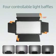 Đèn vòng vuông 15cm kèm kẹp, sạc USB, 3 nhiệt độ màu RGB, có thể điều chỉnh độ sáng, đèn selfie kẹp di động, thích hợp cho điện thoại, máy ảnh, chụp ảnh, phát trực tiếp - Lựa chọn lý tưởng! - Một cỡ - Xem 4