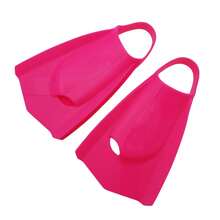 Silicone Diving Fins, Free Diving Training Short Diving Flippers, Professional Swimming Equipment - Pink - View 11