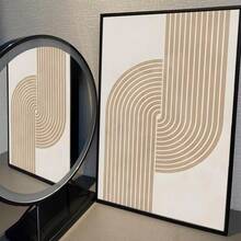 1 pieza / Set de 3 Pósteres de arte de pared Modernos Vintage Minimalistas Abstractos de Líneas Dibujadas en Papel Blanco, Decoración Retro para Sala, Bar, Cafetería, Arte de Lienzo sin Marco/Enmarcado para Sala de Juegos y Decoración del Hogar - Multicolor - Ver 29