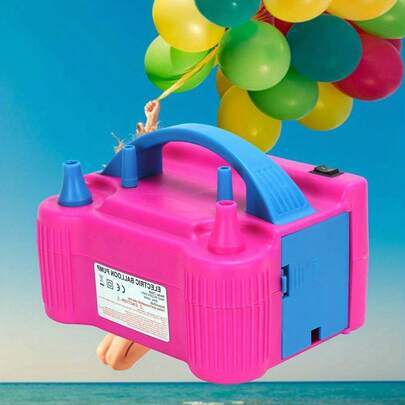Youyijia Balloon Pump 220V-240V Electric Portable Lightweight Balloon Inflator With 2 Nozzle 600W Air Balloon Helium Pump For Balloon Arch Portable Balloon Inflator For Birthday And Festival