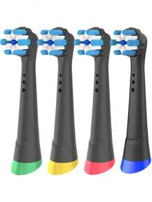 兼容 OralB IO 电动牙刷替换牙刷头，专业电动牙刷刷头替换装适用于 OralB IO 2 3 4 5 6 7 8 9 10 系列电动牙刷 - 彩色 - 查看 13