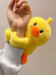 可爱动物毛绒玩具套装，包含狐狸、考拉、熊猫、猪、鸭子、浣熊、猴子和兔子，配有拍手环，创意设计，可佩戴在手腕上，新颖的圣诞节和新年礼物，适合作为玩偶、圣诞礼物或趣味毛绒玩具。 - 彩色 - 查看 15