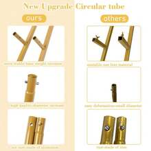 6.6FT 7.2FT Large Size Metal Round Balloon Arch Kit Decoration, Wedding Birthday Party Gold Metal Circle Decoration, Graduation Decoration Baby Shower Party Photo Background - 5.9FT(1.8M) - View 6