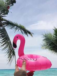 1pc/3pcs/5pcs Summer Pool Flamingo Cup Holder Inflatable Water Coaster Float Drink Cup Holder