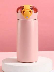 1pc Customized Name Stainless Steel Water Bottle With Silicone Straw, Personalized 320ml Insulated Tumbler, Customized Stainless Steel Leak-Proof Water Bottle, Ideal Gift For Back To School, Birthday, Graduation, Suitable For Boys, Girls, Teens - Multicolor - View 9