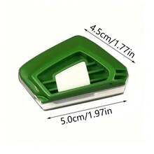 1pc Durable Windshield Wiper Blade Repair Kit - Reusable ABS Tool For Effective Wiper Repair And Restoration - For Car Wiper Cleaning And Maintenance - Green - View 2