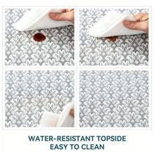 12x120 Inch Shelf Liner Non Slip, Non Adhesive Drawer Liner, Waterproof Shelf Liners For Kitchen Cabinets