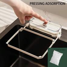 1pc Mounted Kitchen Drain Filter With Collapsible Basket + Free 50pcs Filter Nets