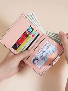 Ladies Elegant Floral Coin Purse, Multi Card Slots, Versatile Student Wallet - Multiple Colors Available