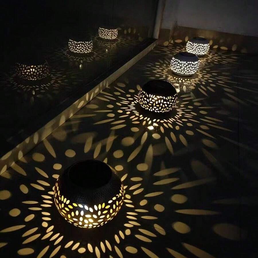 Solar Powered Desk Lamp, Energy-Saving Small Night Light For Outdoor Patio, Garden, Photography Ambiance Lighting, Creative Decorative Table Lamp