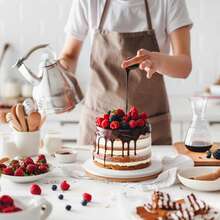 1/3 PCS 10/12/14inch White Gold Black Cake Boards Cake Drum 10 Inch Round, 1/2" Thick Cake Decorating Supplies Sturdy Corrugated Cardboard For Multi-Layer Cakes - Multicolor - View 10