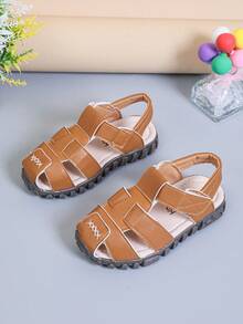 1 Pair Summer New Soft Bottom Non-Slip Fashion Baby Sandals For Toddler Boys & Girls