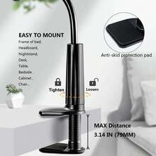 UK Long Lazy Arm Mount Mobile Phone Holder For Android IPhone Bed Desk Clamp - 1 - View 9