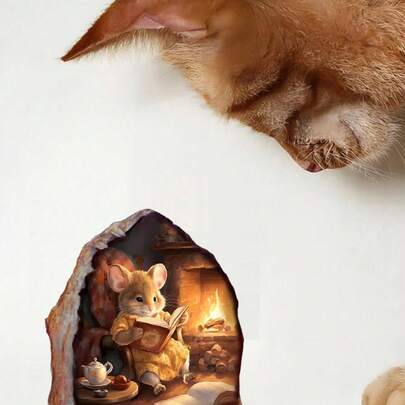 3 miếng dán tường hình lỗ chuột vui nhộn, phòng ngủ, nhà bếp, ván chân tường, trang trí nhà cửa, miếng dán tường bằng nhựa vinyl 3d, tranh tường động vật hoạt hình chuột tự làm, hình dán, miếng dán tường, miếng dán vinyl để trang trí nhà cửa, vật dụng trang trí mùa xuân, làm mới ngôi nhà của bạn, miếng dán trang trí Rama, trang trí phòng, trang trí tường, trang trí phòng, vật dụng trang trí phòng khách, trang trí nhà, trang trí nội thất, nghệ thuật tường phòng khách, giấy dán tường, nhãn dán cá nhân hóa