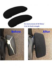 2pcs/Set Jacquard Office Chair Armrest Covers Anti-Dirty Stretch Arm Slipcovers For Gaming Computer Chairs