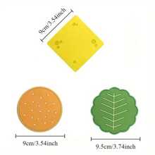 1 Set 8 Pieces Creative Cup Coasters, Suitable For Home, Room, Kitchen, Living Room, Indoor, Outdoor, Absorbent Drink Coasters, Kitchen & Dining Table Decor Coasters
