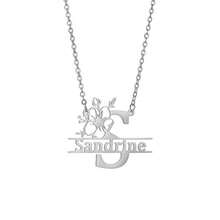 Collares, Collares de acero inoxidable, Collares de acero inoxidable para mujer, Cadenas de acero inoxidable, Joyería de acero inoxidable, Collares para mujer, Dijes de collar, Joyería, Collar con inicial, Collares para compartir, Collar personalizado - Multicolor - Ver 8